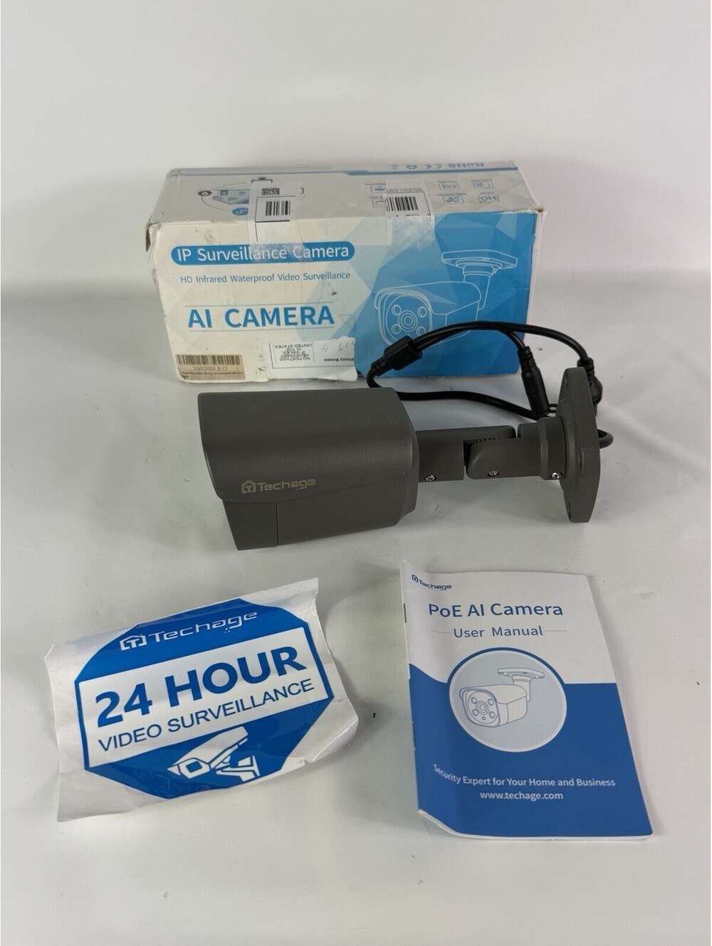 Recharge 5MP PoE IP Camera - Model TA-XM-605GP-AI-50N